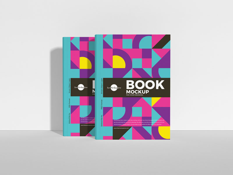 Free Book Cover Branding Mockup