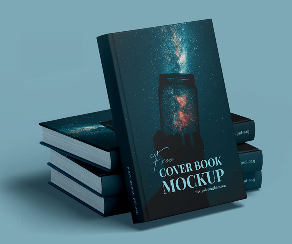 Free Book Cover Mockups PSD