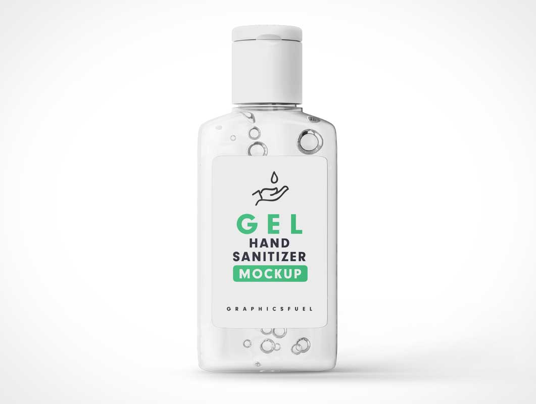 Бутылка Sanitizer Lotion Gel PSD Mockup