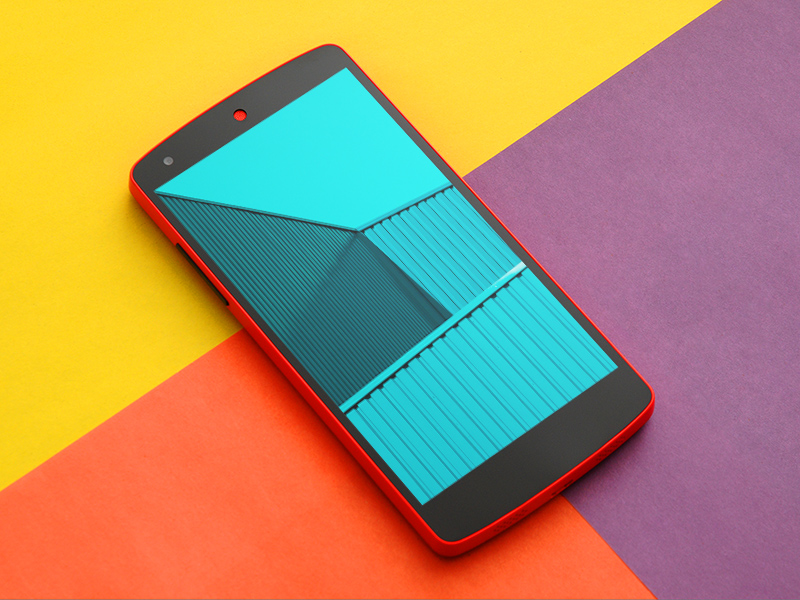 Nexus 5 Mockup de Shakuro