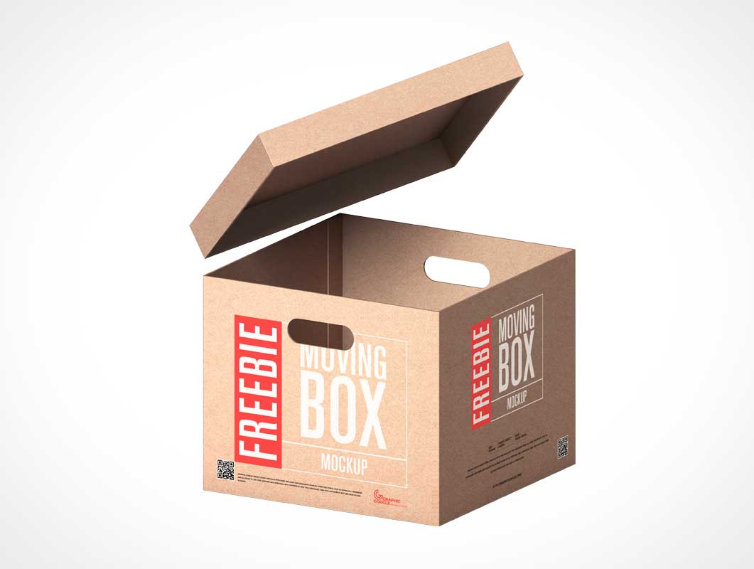 Carton Moving Bankers Box Maquette PSD
