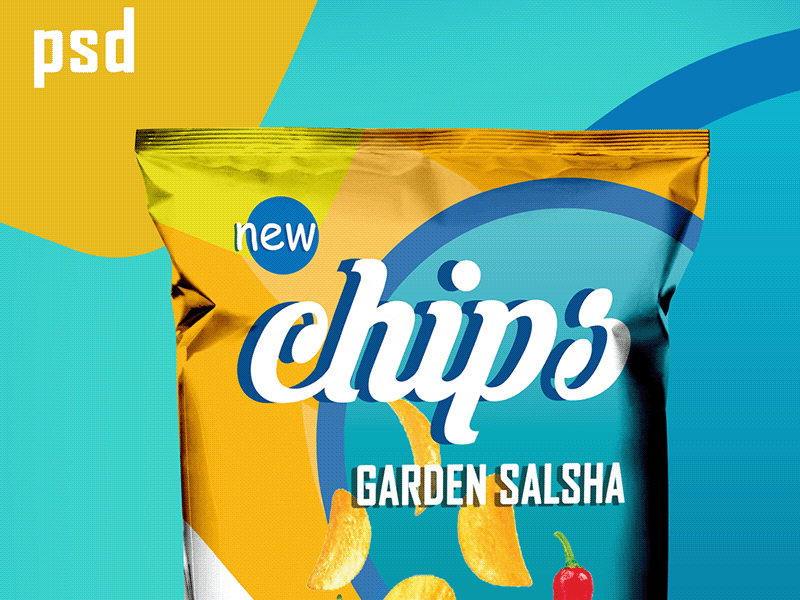 Chips Packet Design Maquette