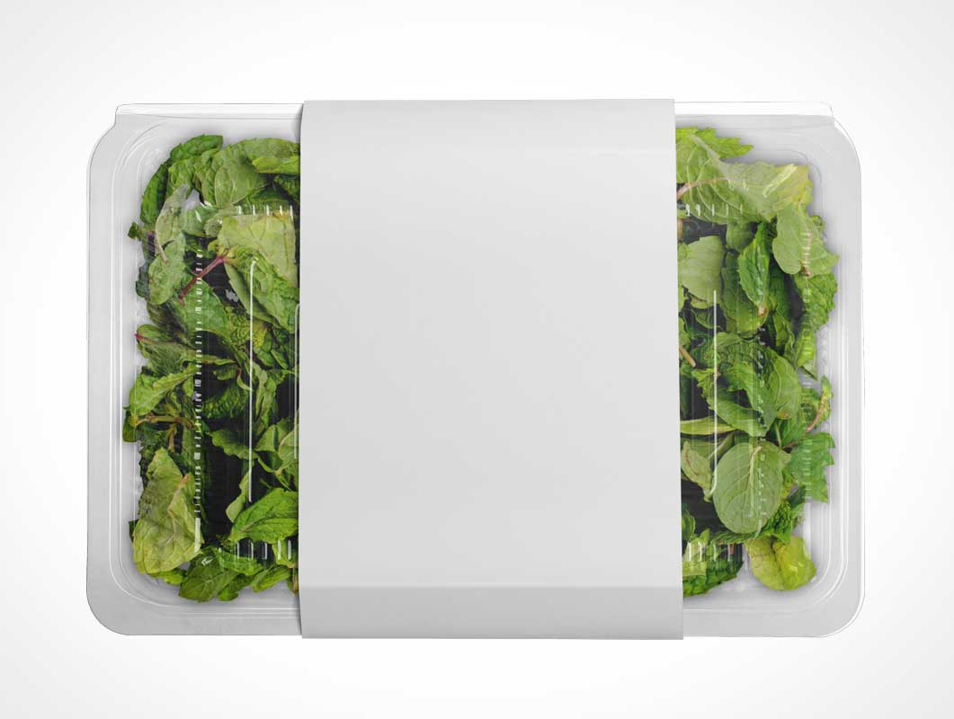 Clear Letus Salad Packaging PSD Mockups