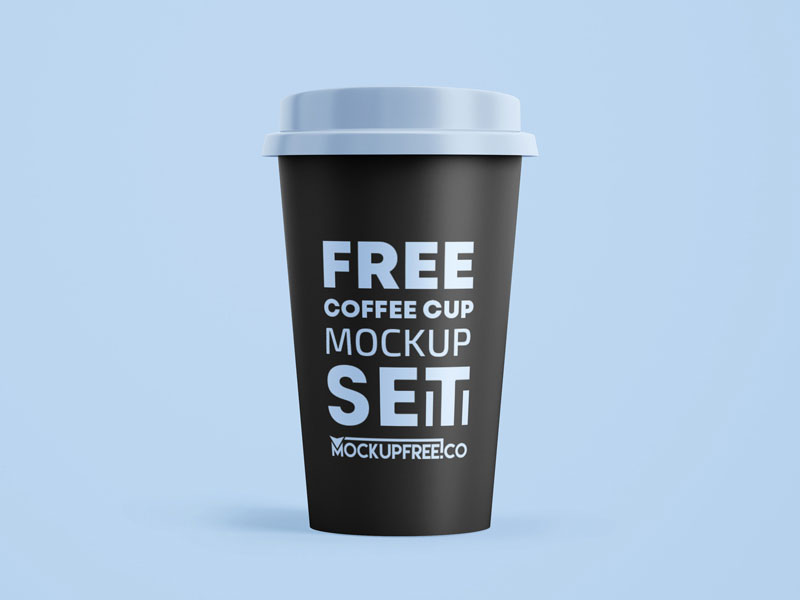 Бесплатная чашка кофейных чашек PSD макеты