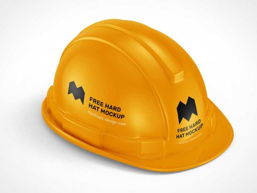 Строительный защитный шлем Hardhat PSD Mockups
