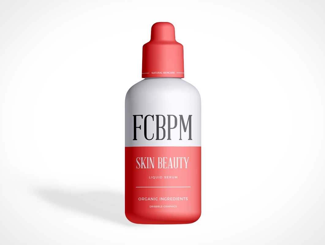 Cosmetic Beauty Packaging Bottle PSD Mockup