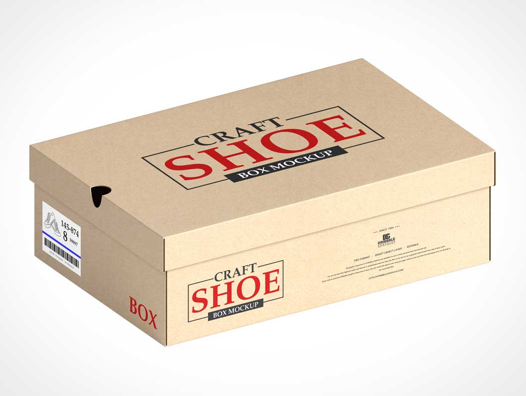 Craft Shoebox PSD maquetas