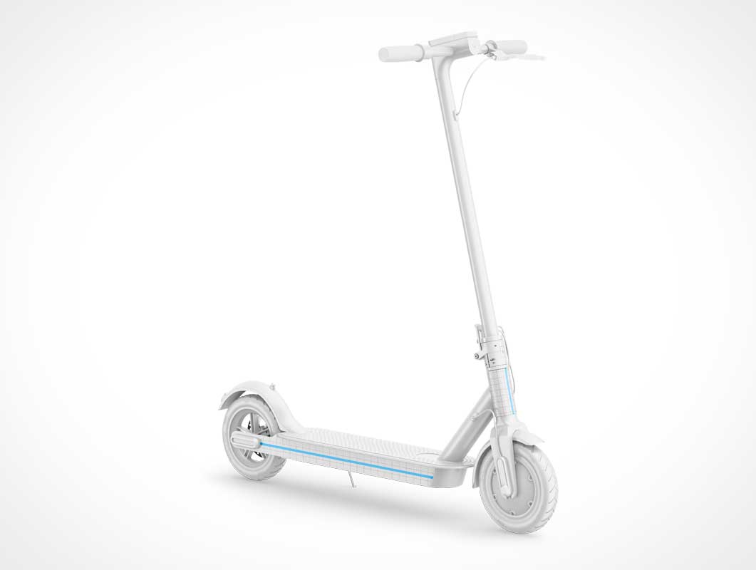 Electric Scooter PSD Mockup