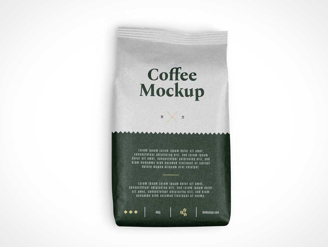 Mockup Kaffeebag Mockup kostenloser Download • PSD -Mockups