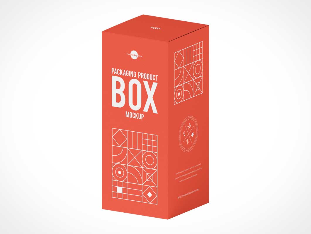 Бесплатная упаковка косметической коробки PSD • PSD -макеты