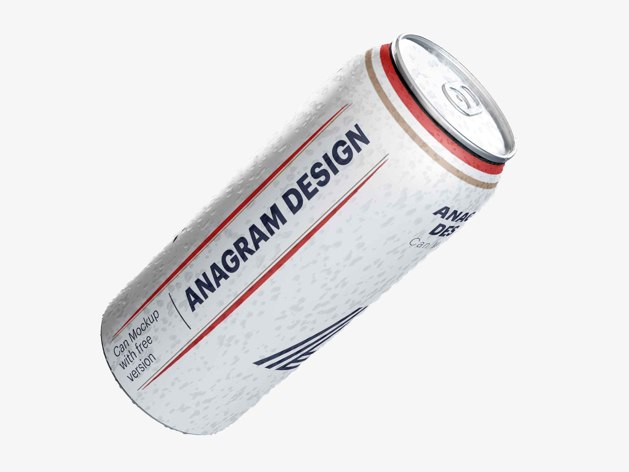 Free Drink Can Mockup 