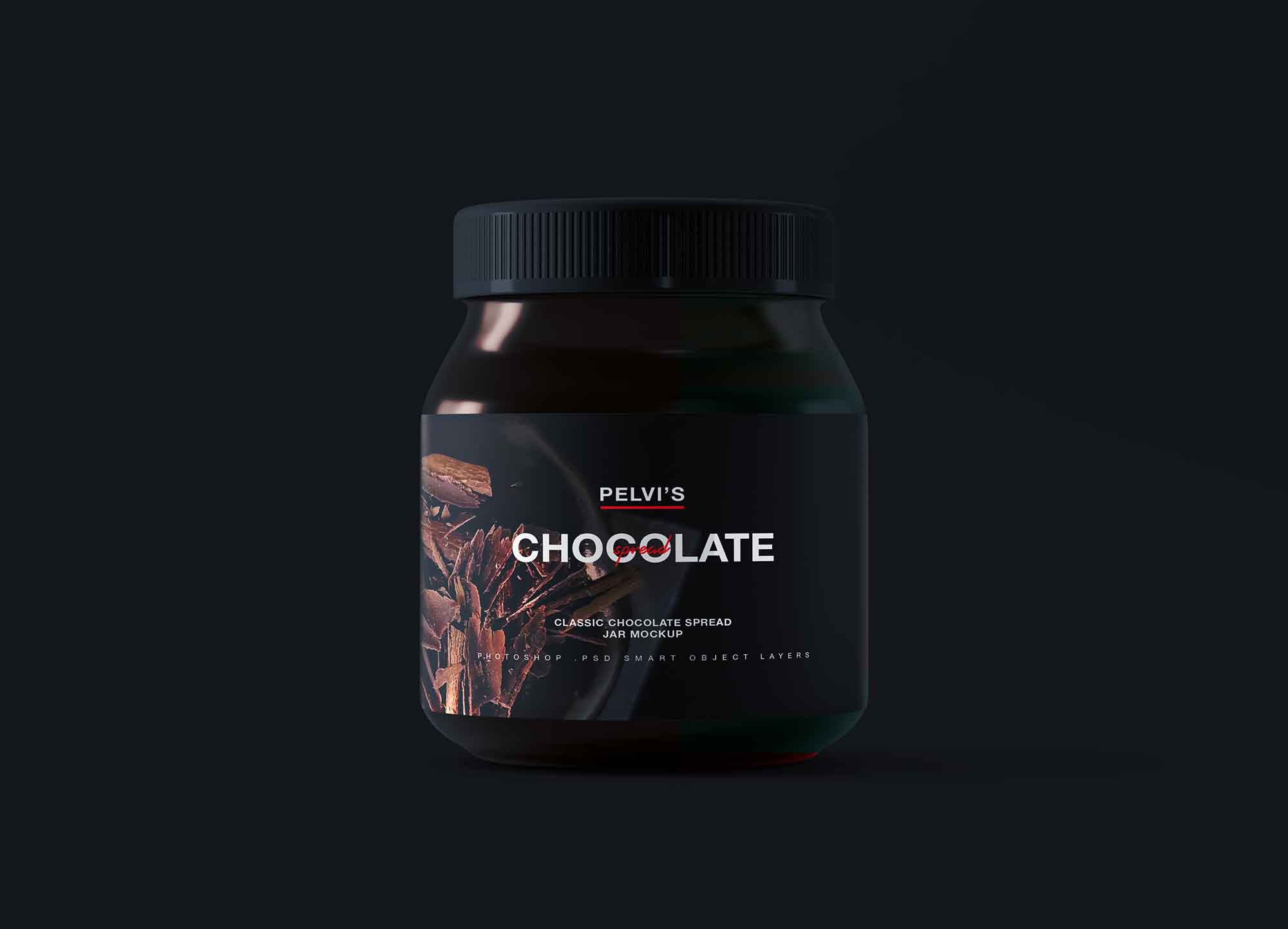 Kostenloses Glas Schokoladen-Jar-Modell