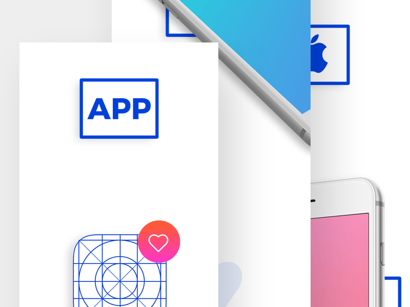 Kit de maqueta de la aplicación para iPhone