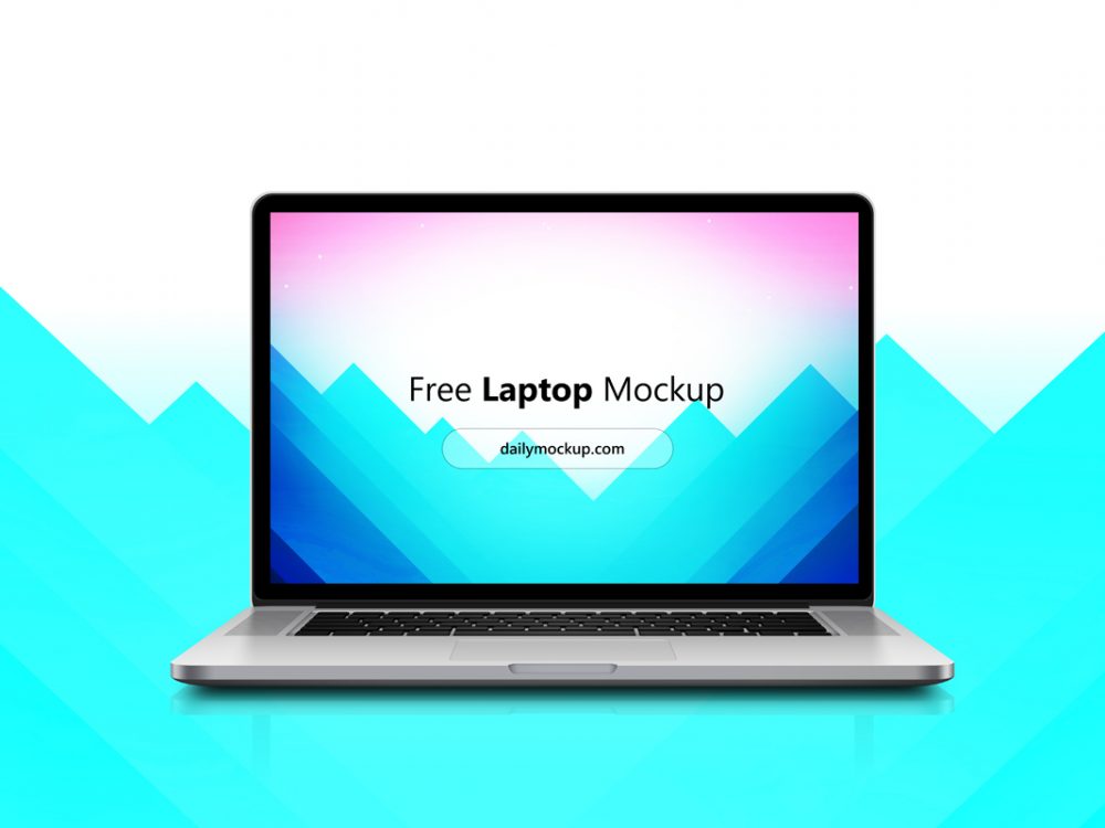 Бесплатный ноутбук Mockup (Macbook)