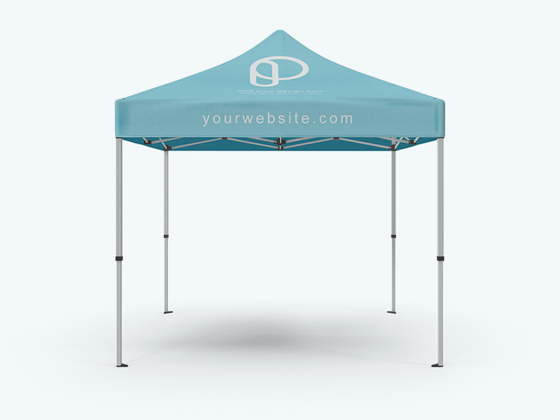 Square Tent & Event Booth Mockup
