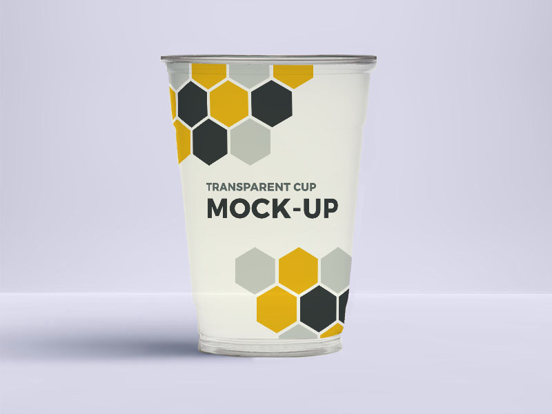 Transparent Cup Mockup