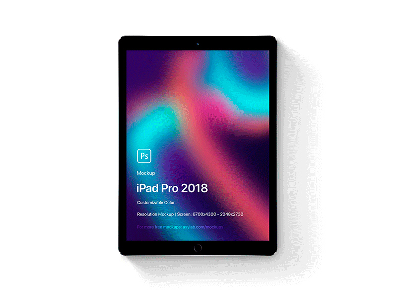 iPad Pro 2018 5Kモックアップ