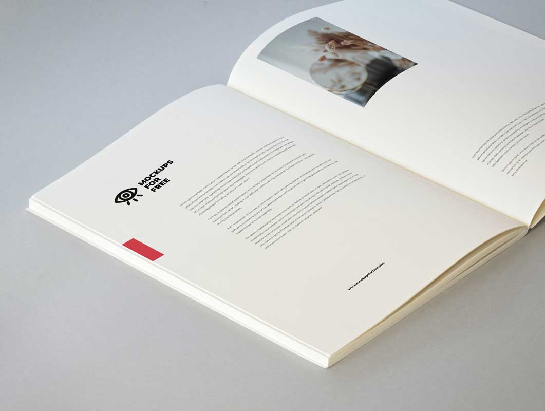 Full Page Spread Magazine PSD-Modell