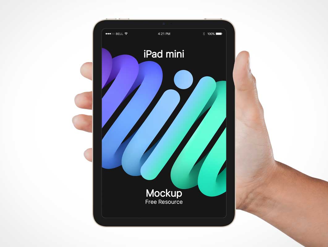iPad Mini Tablet PSD Mockups