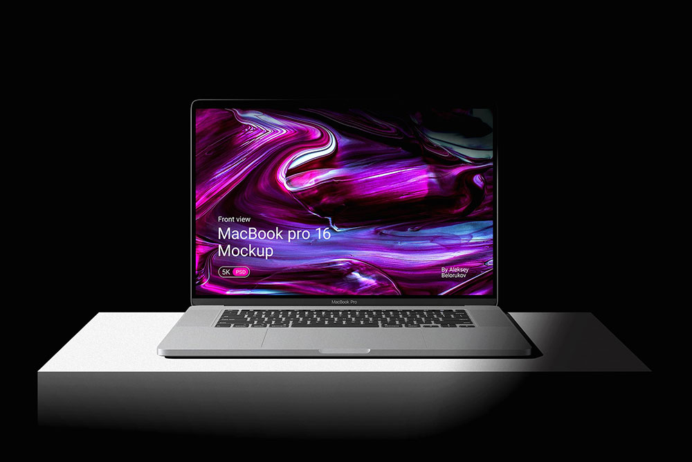 Maquette MacBook Pro 16 gratuit