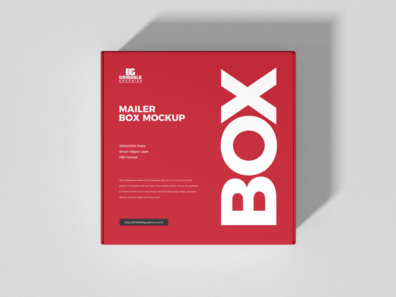 Kostenloser Mailer-Box-Modell