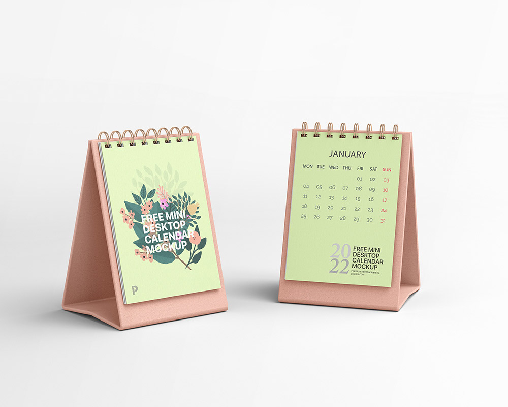 Бесплатный мини-настольный календарь календаря