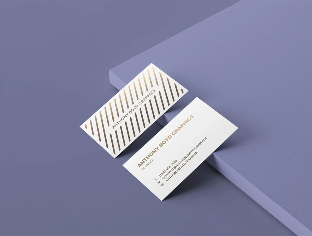 Maqueta de tarjeta de visita minimalista gratis