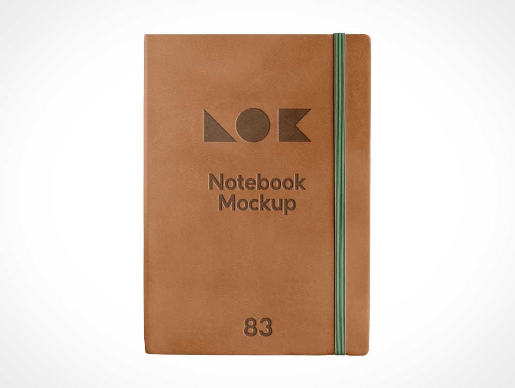 Moleskine Notebook & Elastische Verschluss PSD-Modell