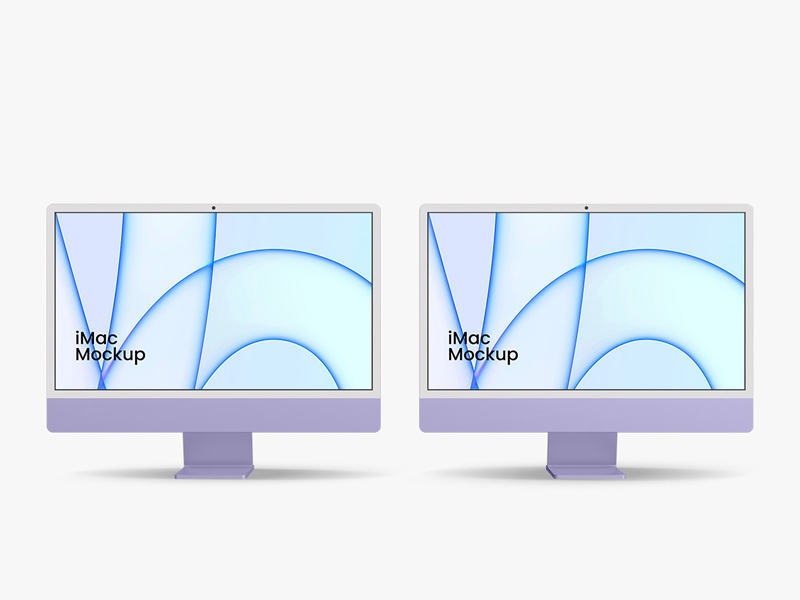 The New iMac 24 Inch Mockup