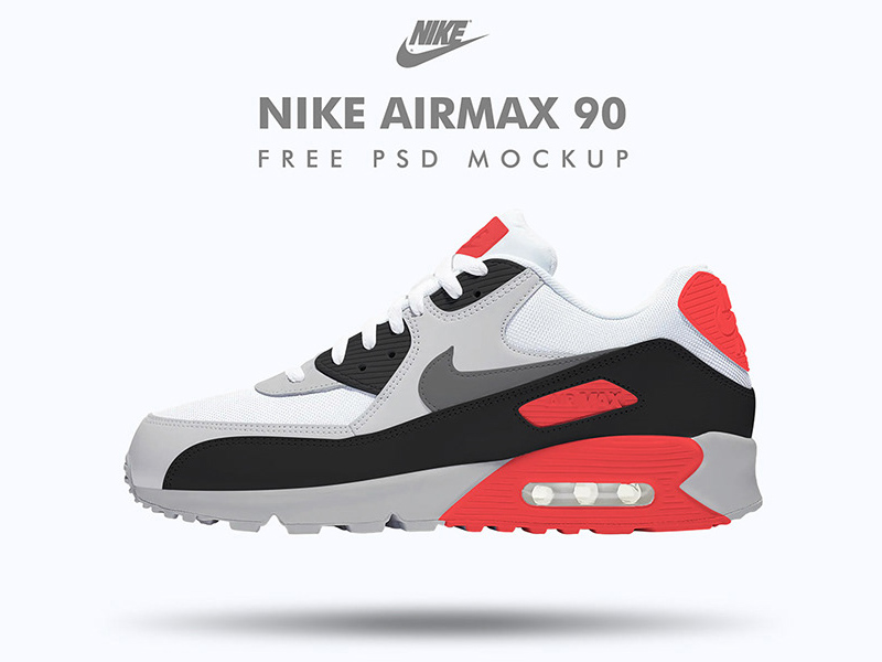 Nike Воздух Макс 90 Mockup