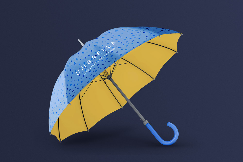 Бесплатный открытый зонтик макет