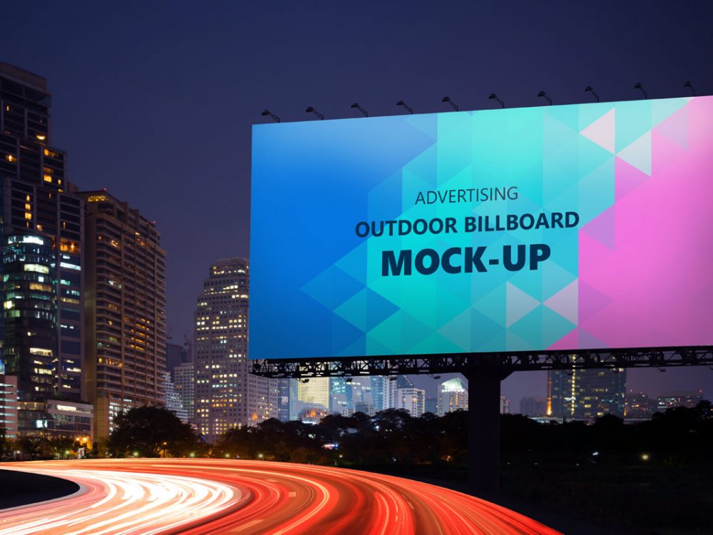 Outdoor Billboard Mockup Free