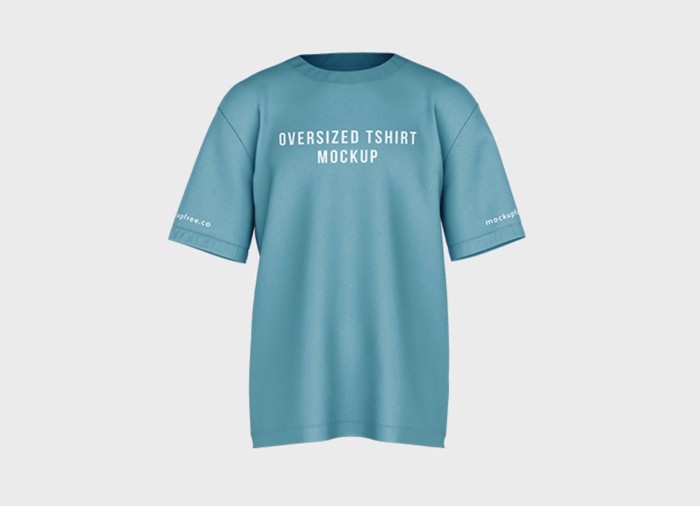 Free Oversized T-Shirt Mockup