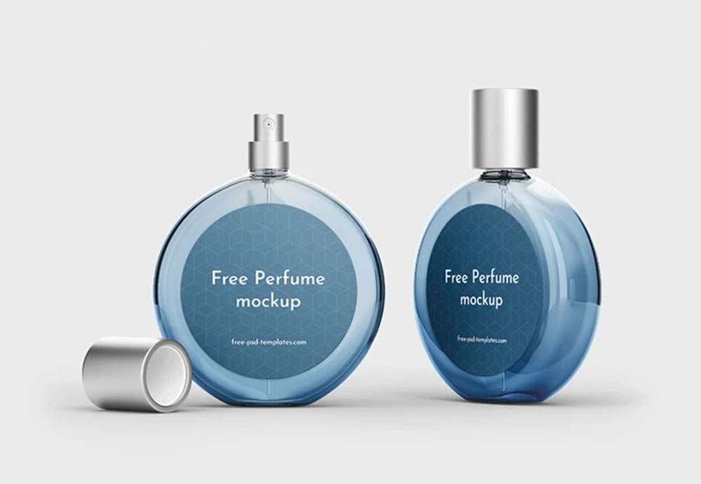 Бесплатный парфюмерный макет PSD