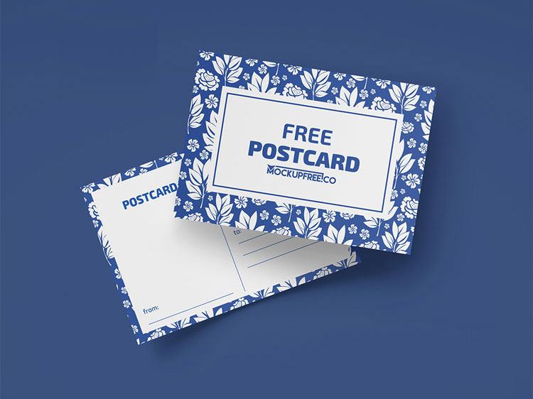 Maquette de carte postale gratuite