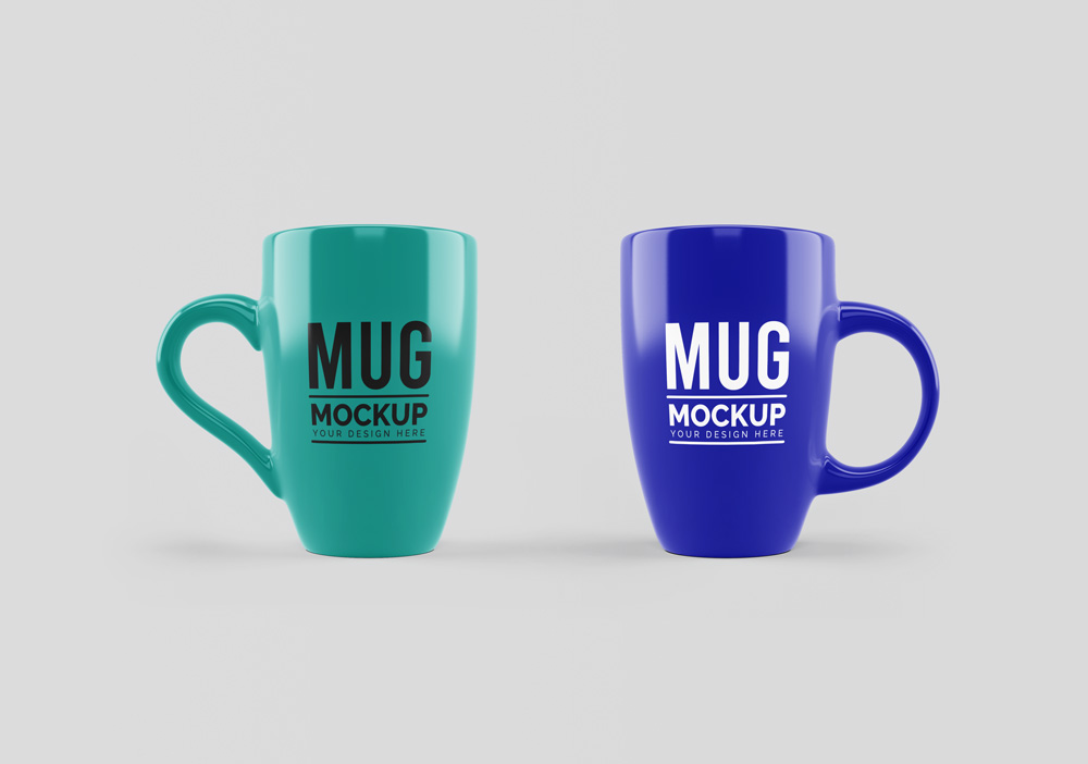 Free PSD Ceramic Mug Mockup