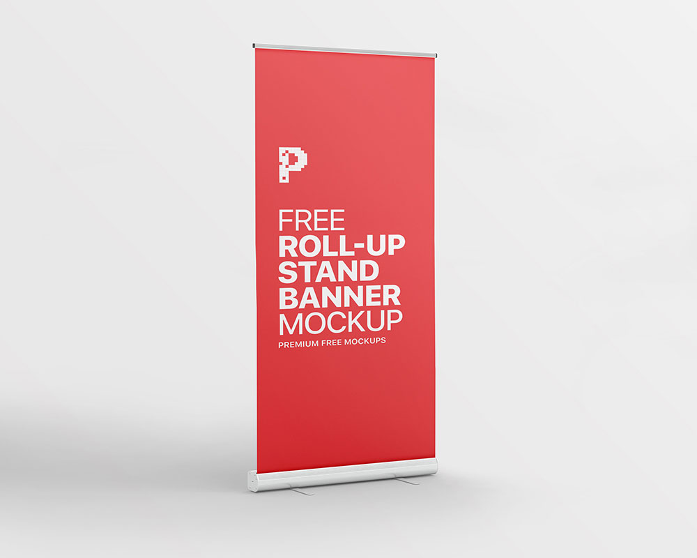 Kostenloses Roll-Up-Stand-Banner-Modell