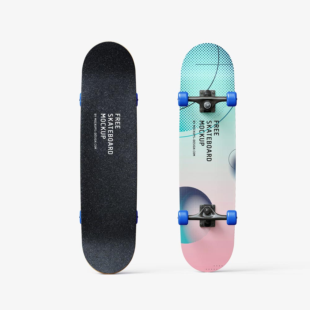 Kostenloses Skateboard-Modell PSD