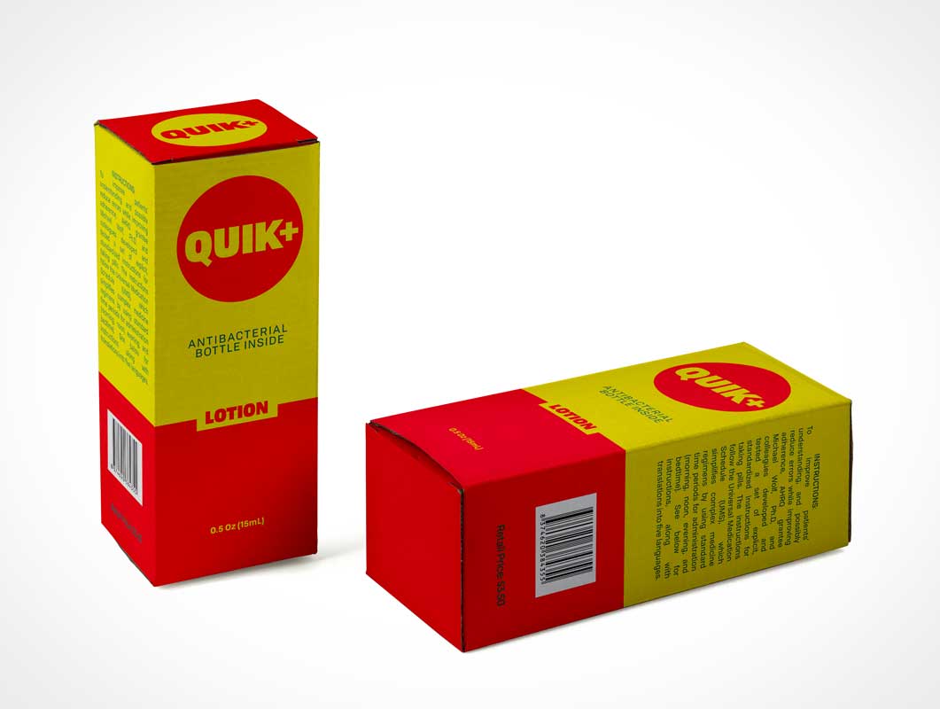 Slim Packaging Box Mockup скачать бесплатно • Mockups PSD