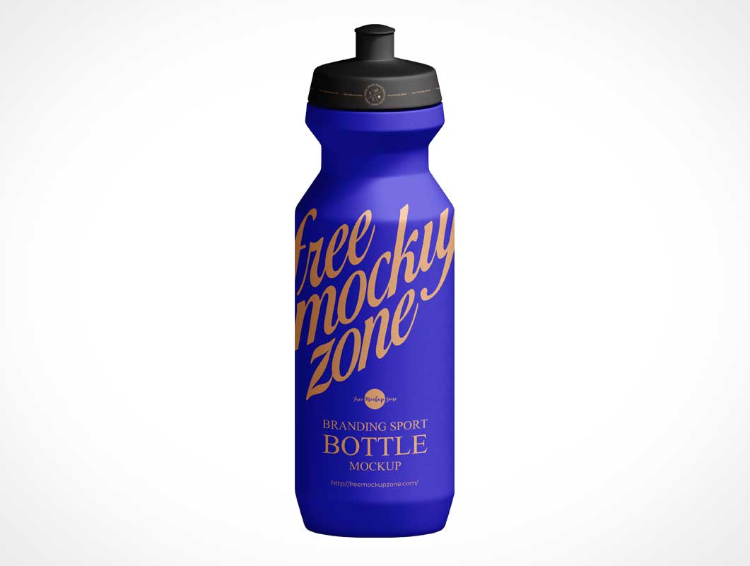 Botella de agua de bebida deportiva PSD maquetas