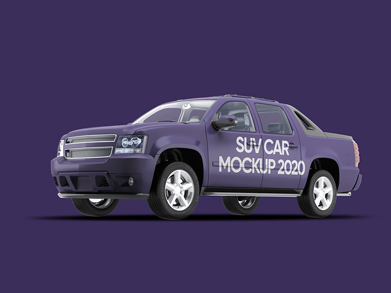 Voiture SUV Mockup 2020