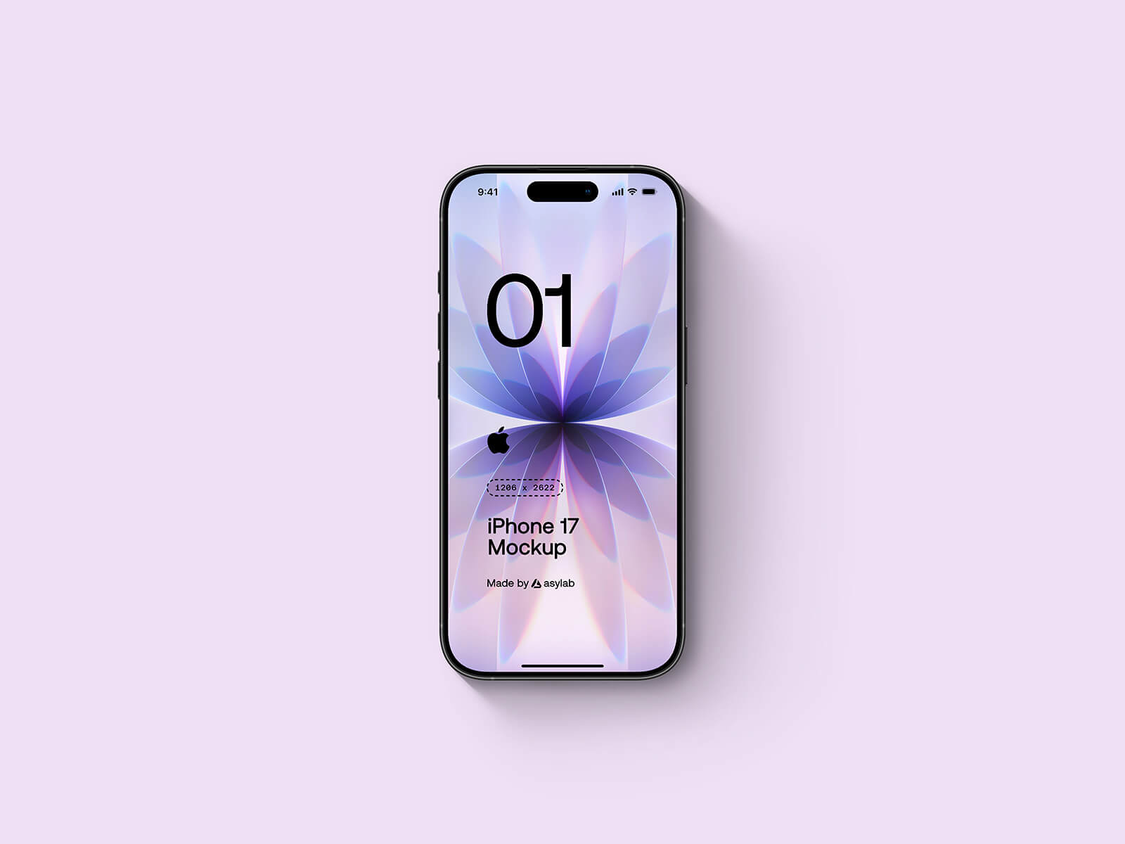 Maqueta e figura premium del iPhone 17 Pro