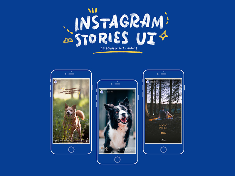 Шаблон истории Instagram