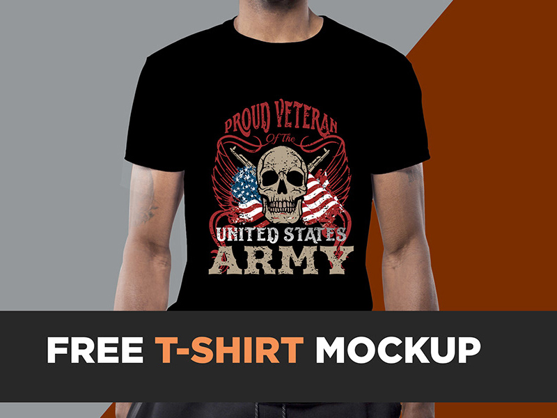 Армия США футболка Mockup