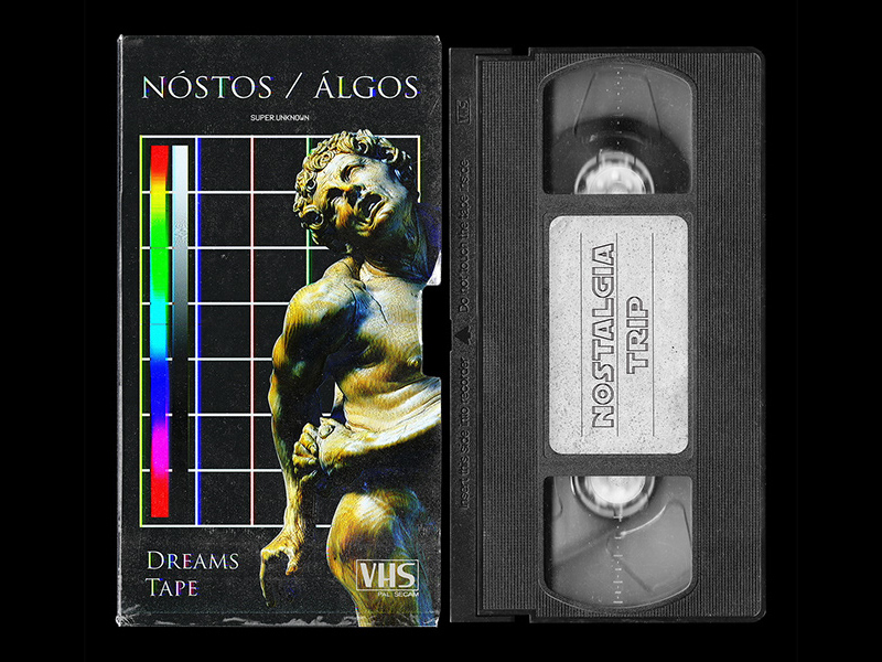VHSテープとカバーモックアップ