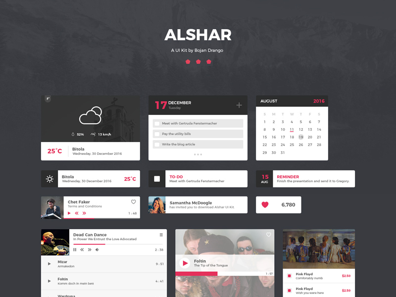 Kit d’interface utilisateur Alshar