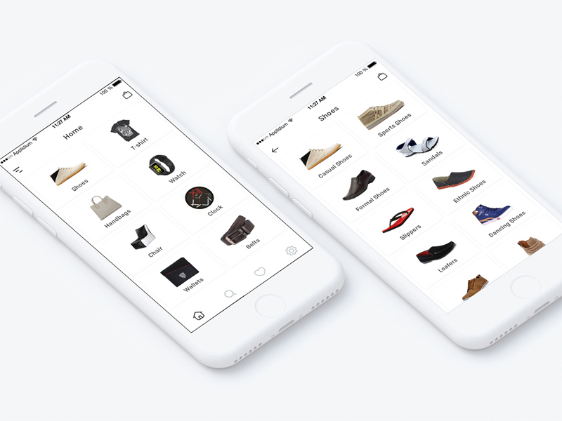 E-commerce UI Kit Ecrans
