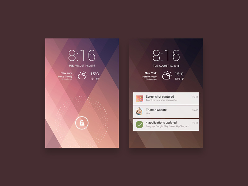 Android Launcher UI Kit