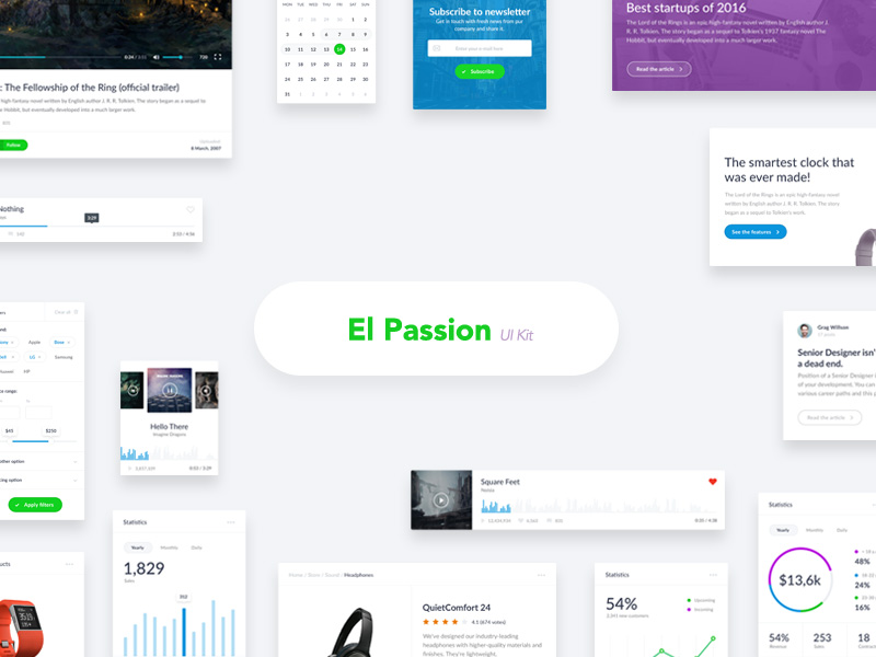 Kit d’interface utilisateur El Passion