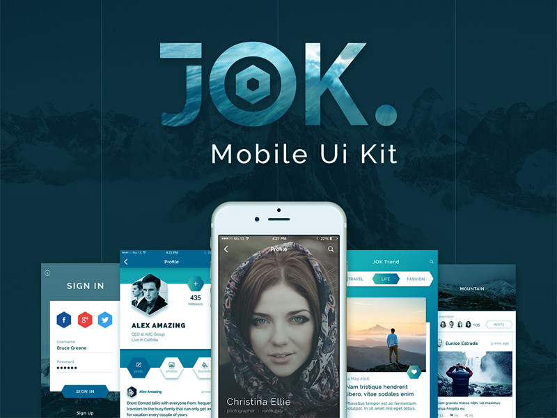 Demostración del kit Jok UI